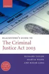 Blackstone's Guide to the Criminal Justice Act 2003 cover