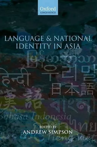 Language and National Identity in Asia cover