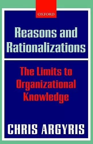 Reasons and Rationalizations cover