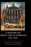 A History of Public Law in Germany 1914-1945 cover