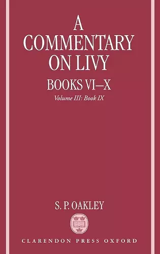 A Commentary on Livy, Books VI-X cover