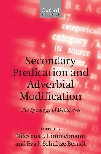 Secondary Predication and Adverbial Modification cover