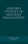 Oxford Studies in Ancient Philosophy XXVI cover