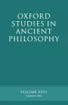 Oxford Studies in Ancient Philosophy XXVI cover