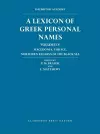 Lexicon of Greek Personal Names Volume IV cover