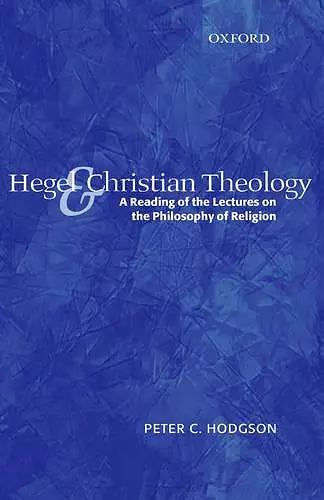 Hegel and Christian Theology cover