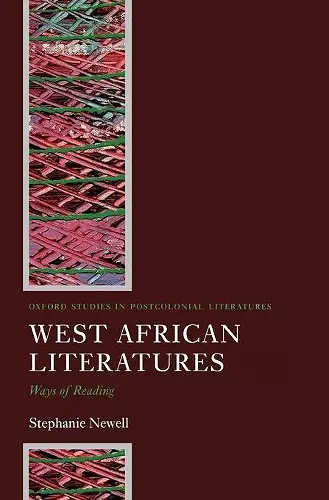 West African Literatures cover