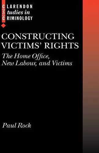 Constructing Victims' Rights cover