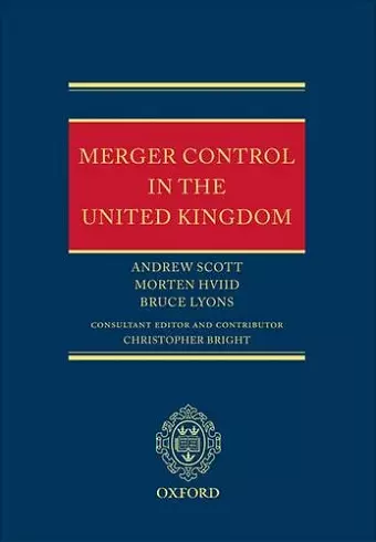 Merger Control in the United Kingdom cover
