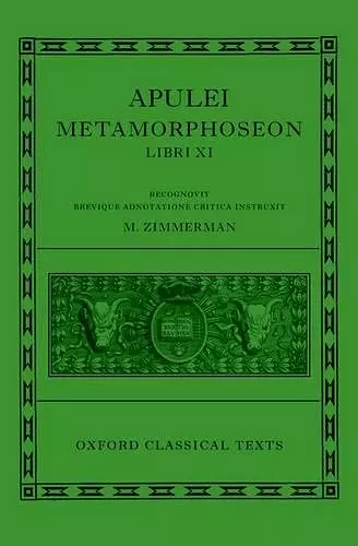 Apulei Metamorphoseon Libri XI cover