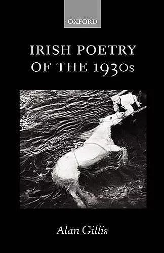 Irish Poetry of the 1930s cover