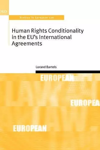 Human Rights Conditionality in the EU's International Agreements cover