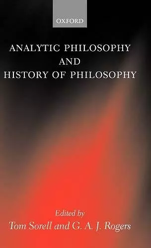 Analytic Philosophy and History of Philosophy cover