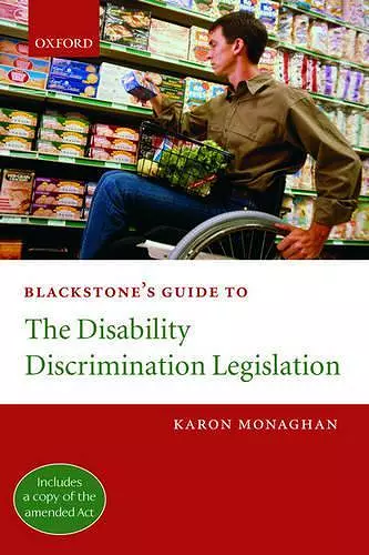 Blackstone's Guide to the Disability Discrimination Legislation cover