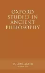 Oxford Studies in Ancient Philosophy XXVIII cover