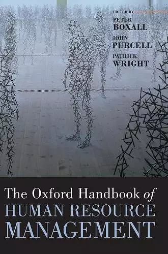 The Oxford Handbook of Human Resource Management cover