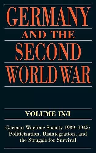 Germany and the Second World War cover