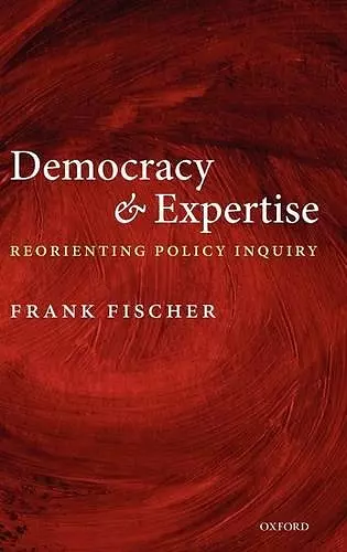 Democracy and Expertise cover