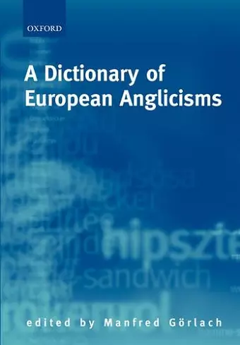 A Dictionary of European Anglicisms cover