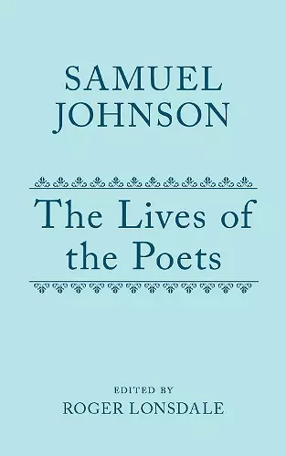 Samuel Johnson's Lives of the Poets cover