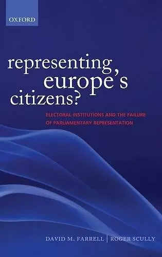 Representing Europe's Citizens? cover