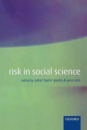 Risk in Social Science cover