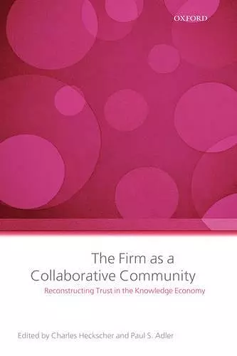 The Firm as a Collaborative Community cover