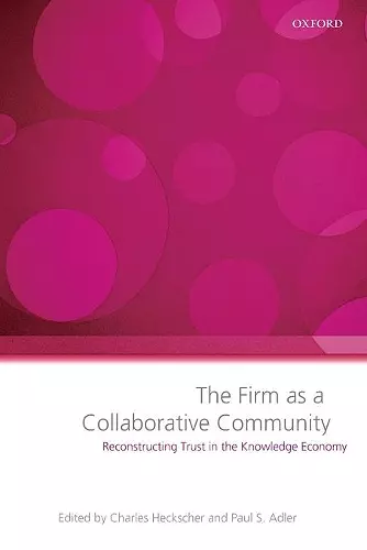 The Firm as a Collaborative Community cover