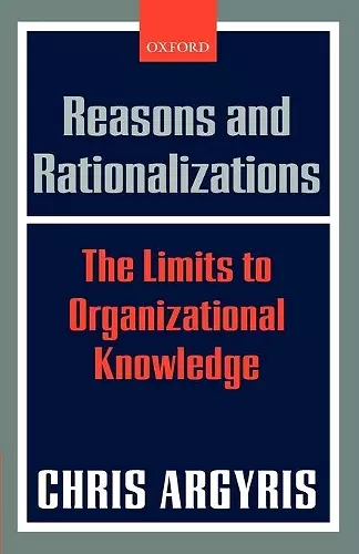Reasons and Rationalizations cover