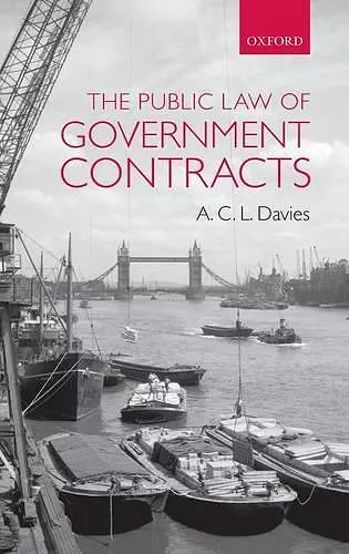 The Public Law of Government Contracts cover