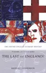 The Oxford English Literary History: Volume 12: 1960-2000: The Last of England? cover