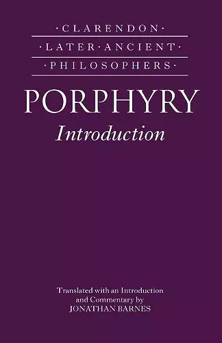 Porphyry's Introduction cover