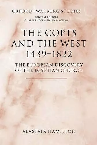 The Copts and the West, 1439-1822 cover