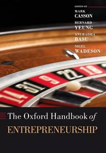 The Oxford Handbook of Entrepreneurship cover