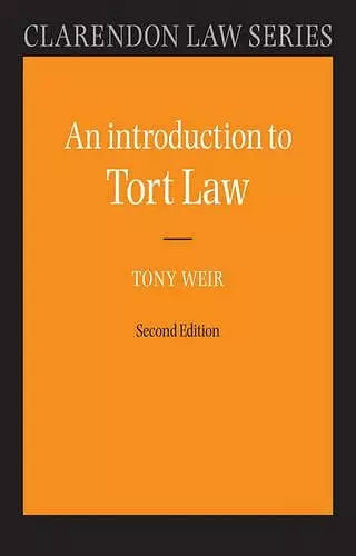 An Introduction to Tort Law cover