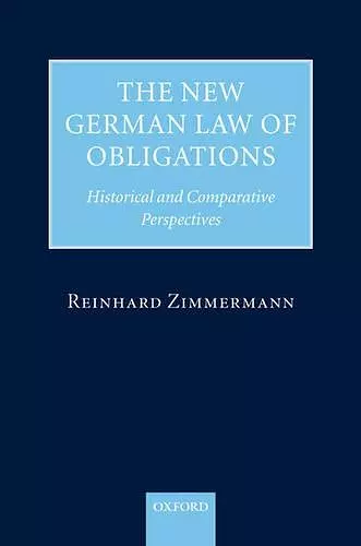 The New German Law of Obligations cover