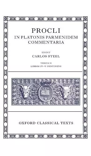 Procli In Platonis Parmenidem Commentaria II cover