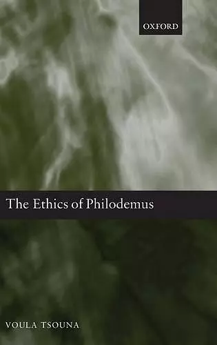 The Ethics of Philodemus cover