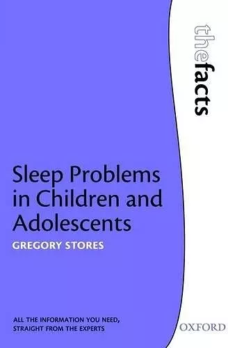 Sleep problems in Children and Adolescents cover