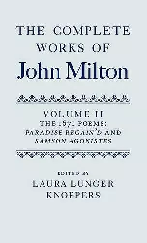 The Complete Works of John Milton: Volume II cover