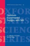 Optimum Experimental Designs, With SAS cover