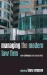 Managing the Modern Law Firm cover