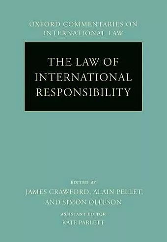The Law of International Responsibility cover