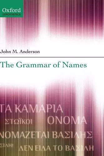 The Grammar of Names cover