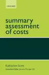 Summary Assessment of Costs cover