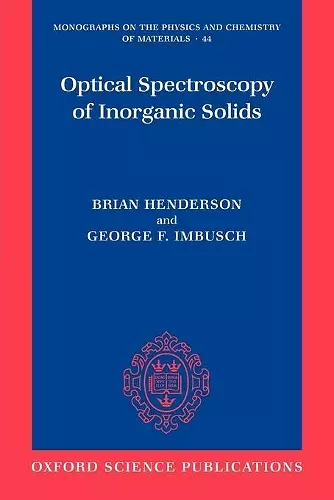 Optical Spectroscopy of Inorganic Solids cover