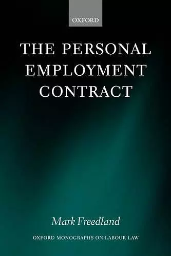 The Personal Employment Contract cover