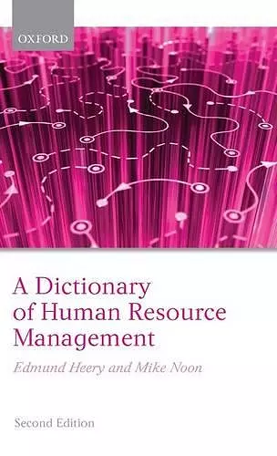 A Dictionary of Human Resource Management cover