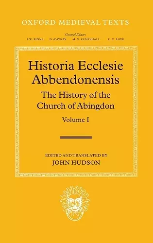 Historia Ecclesie Abbendonensis cover