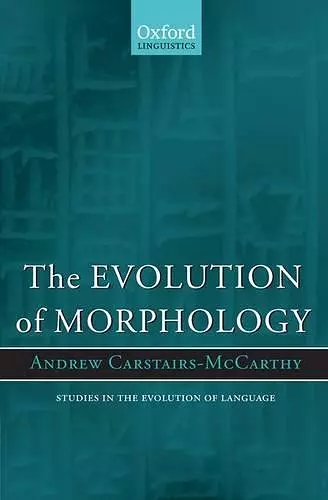 The Evolution of Morphology cover